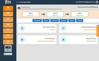 Select 1099 form to know how it works