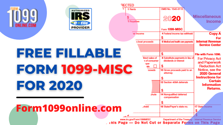 Free Fillable Form 1099-Misc For 2020