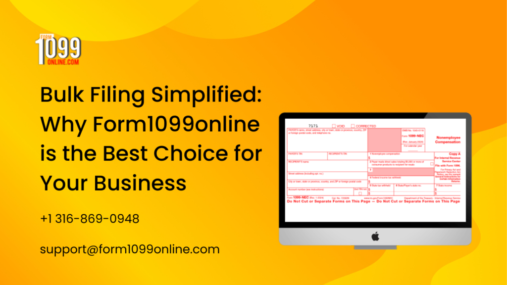 Bulk Filing Simplified: Why Form1099online.com is the Best Choice for Your Business