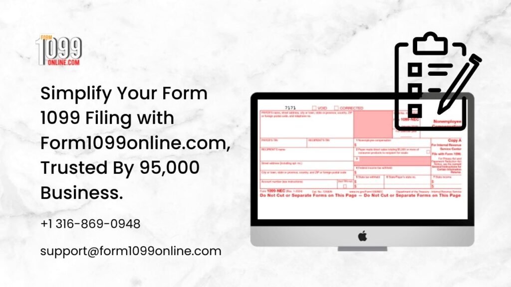 Simplify Your Form 1099 Filing with Form1099online.com, Trusted By 95,000 Business.